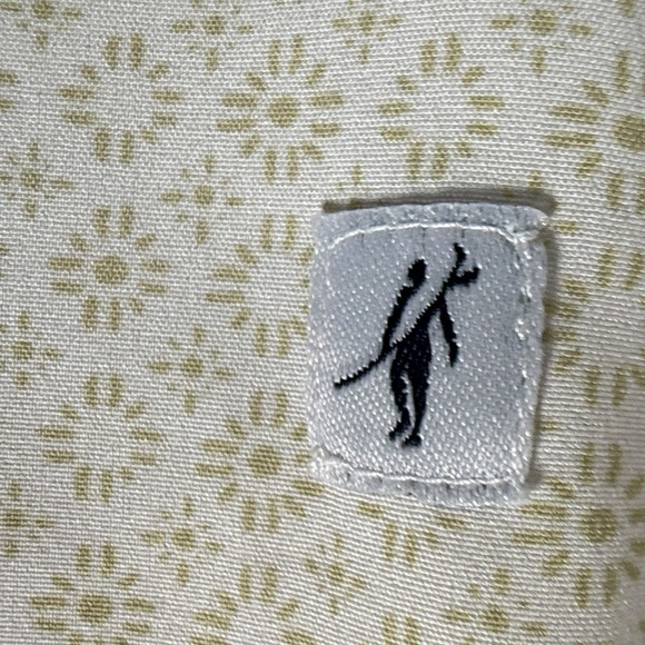 Toes on The Nose Mens M Golf Button Down Shirt Geometric Short Sleeve Casual - Picture 7 of 7